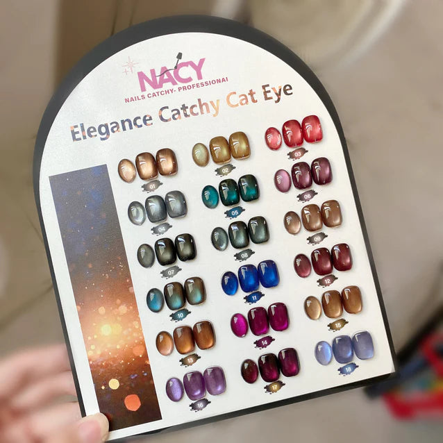 Nacy Full Set - Elegance Catchy Cat Eye Gel 0.5oz (18 colors) Collection