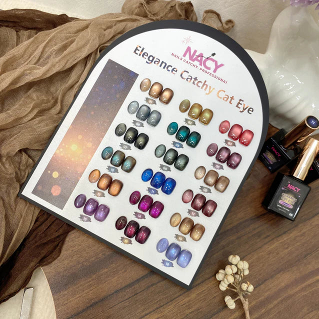 Nacy Full Set - Elegance Catchy Cat Eye Gel 0.5oz (18 colors) Collection