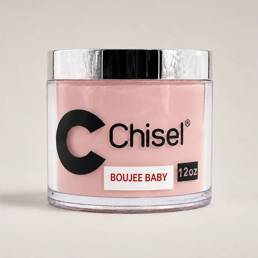 Chisel 2in1 Acrylic/Dipping Powder Refill 12oz, BOUJEE BABY (Pk: 60 pcs/case)