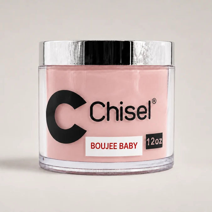 Chisel 2in1 Acrylic/Dipping Powder Refill 12oz, BOUJEE BABY (Pk: 60 pcs/case)