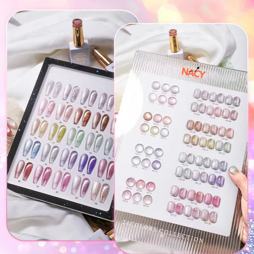 NACY Dreamy Cat Eye (24 Colors) Color Book Display