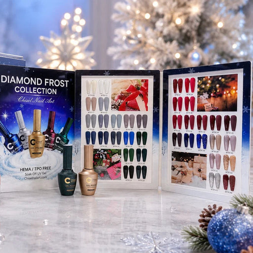 Chisel Diamond Frost (Winter) Gel 0.5oz, KIT (36 Colors) - SKU 98403