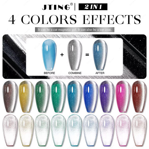 NACY SILVER MOON Cat Eye Gel 0.5oz (4 Colors) Collection Full Line