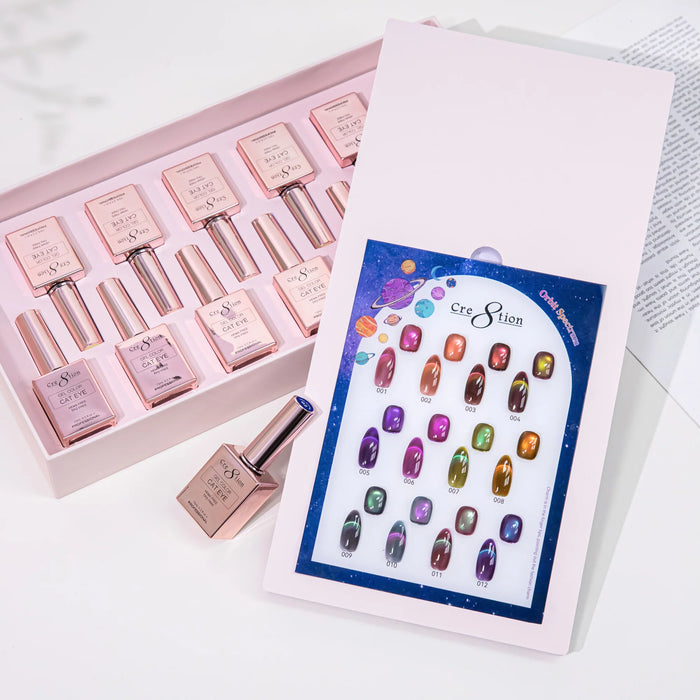 Cre8tion Cat Eye Kit - ORBIT SPECTRUM (12 colors), (Pk: 15 kit/case) Collection