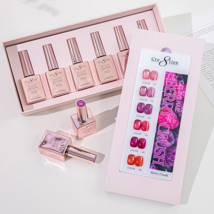 Cre8tion Cat Eye Kit - BERY CRUSH (6 colors), (Pk: 24 kit /case) Collection