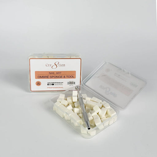 Cre8tion Nail Art - Ombre Sponge & Tool, BOX (Pk: 100 pcs/box) - SKU 10481