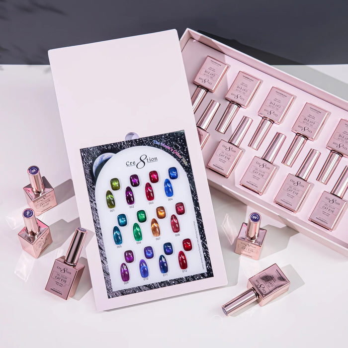 Cre8tion Cat Eye Kit - THE MOON'S OTHER SIDE (12 colors), (Pk: 15 kit/case) Collection