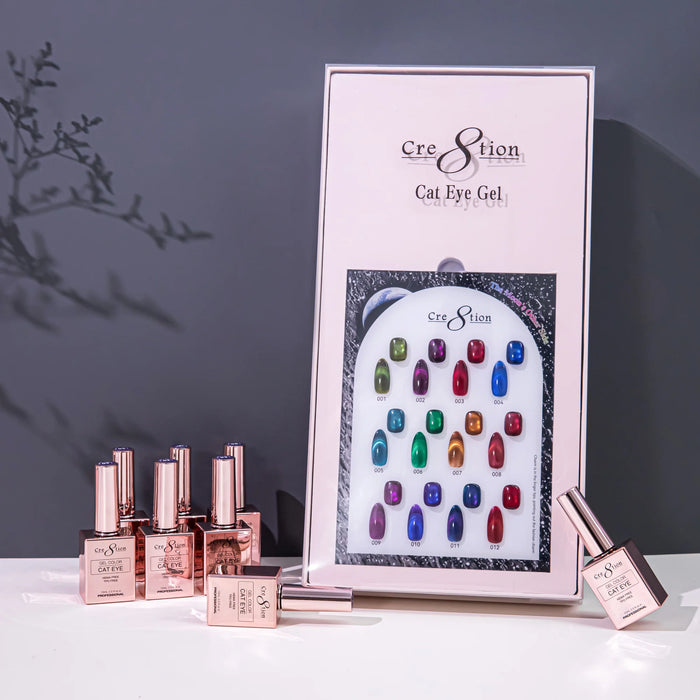 Cre8tion Cat Eye Kit - THE MOON'S OTHER SIDE (12 colors), (Pk: 15 kit/case) Collection