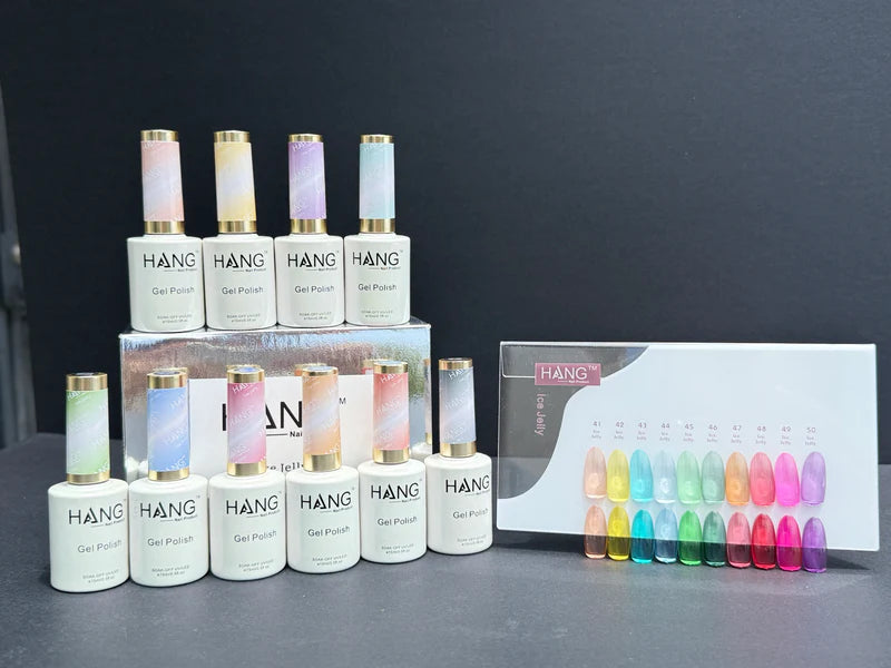 HANG Counter Display Color Chart - Ice Jelly (#41-#50) Collection