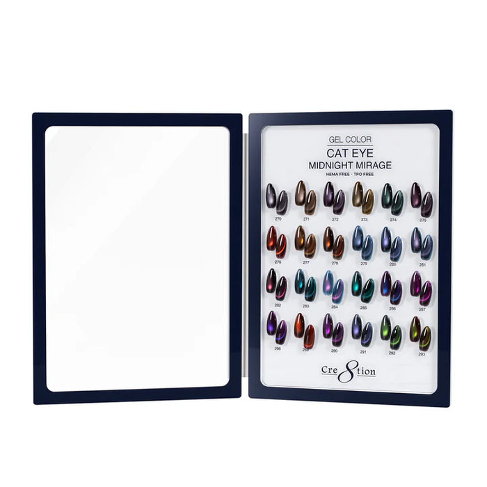 Cre8tion Acrylic Booklet - Cat Eye Midnight Mirage (24 colors)