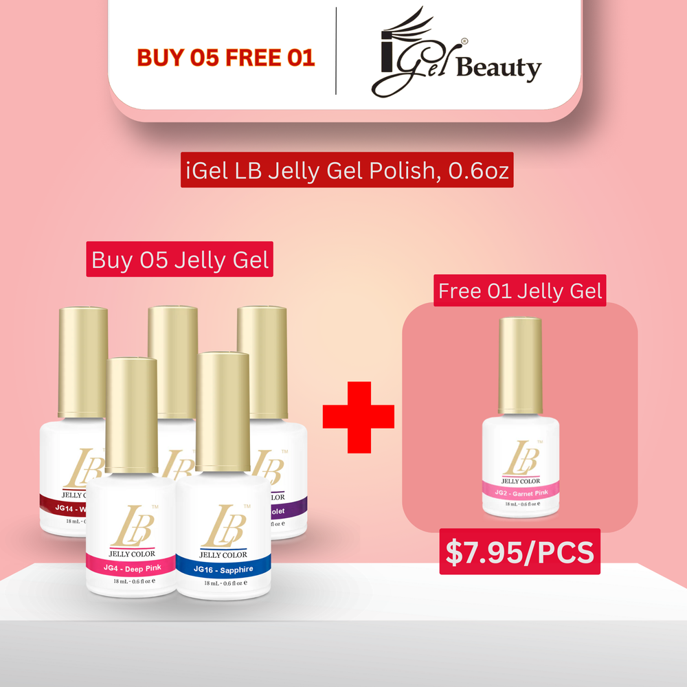 iGel LB 0.6oz Jelly GEL - Buy 5 Free 1