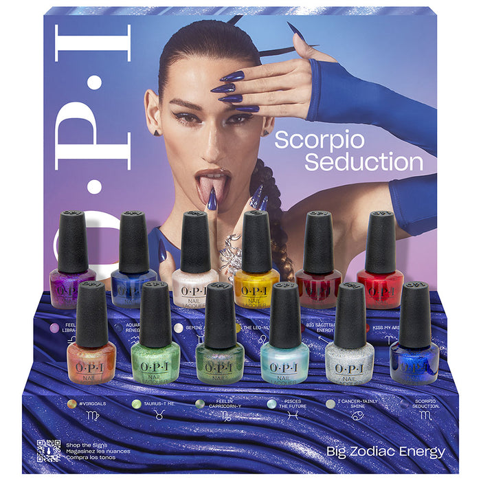 OPI Fall 2023 Big Zodiac Energy Collection Nail Lacquer 12pc Display