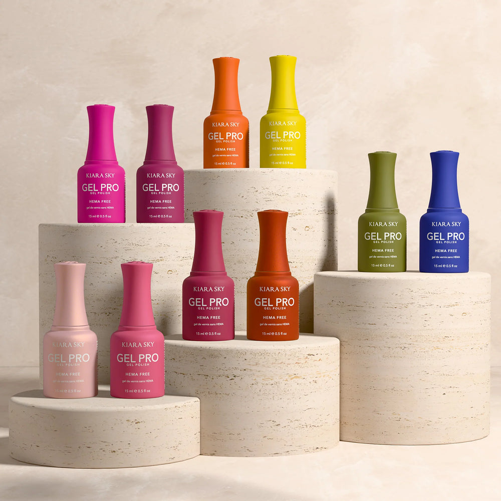 Kiara Sky Gel Pro 0.5oz (HEMA & TPO Free), SUMMER, 10 colors (HFG161–HFG170) Collection 000