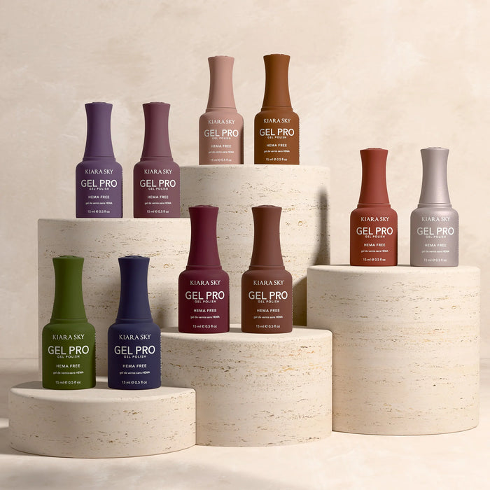 Kiara Sky Gel Pro 0.5oz (HEMA & TPO Free), IVY LEAGUE, 10 colors (HFG191–HFG200) Collection 000
