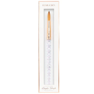 Kiara sky Kolinsky Clear Acrylic Brush, Size #10, 45391, KAB10010C