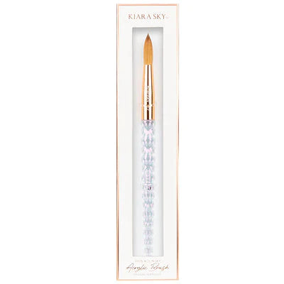 Kiara sky Kolinsky Clear Acrylic Brush, Size #12, 45392, KAB10012C