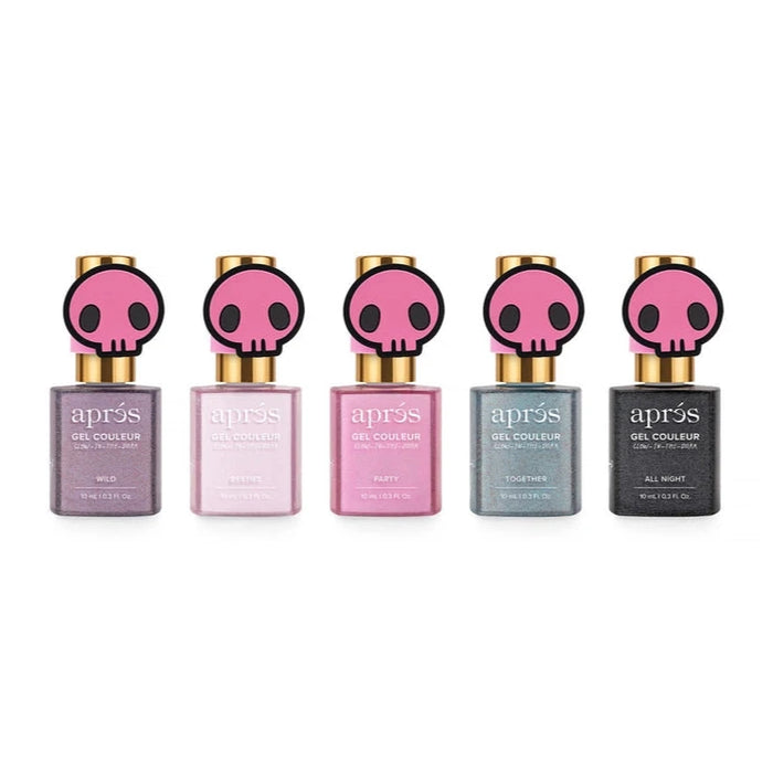 Apres Kuromi Caty Eye Gel Couleur 10ml, SET (Pk: 5 pcs/set)