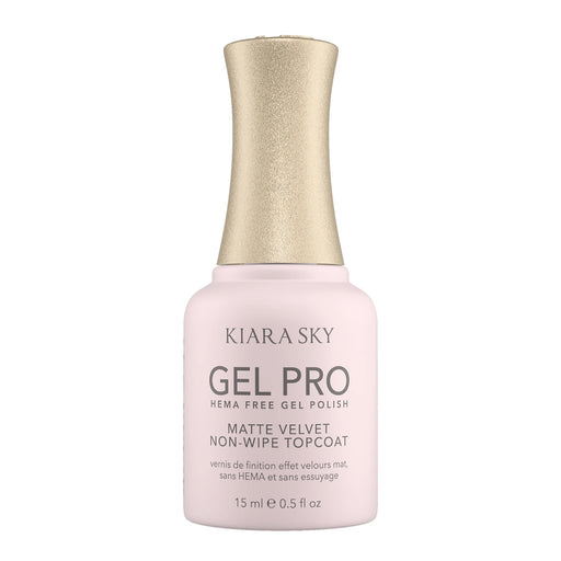 Kiara Sky Gel Pro, Matte Velvet Top Coat 0.5oz (Hema-Free)