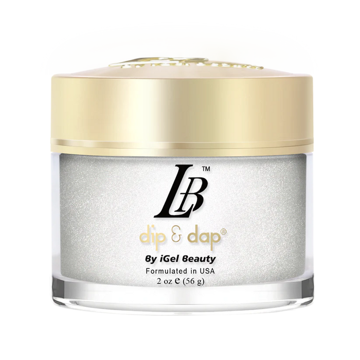 iGel Acrylic/Dipping Powder, LB Professional Collection, LB004, Twinkle White, 2oz