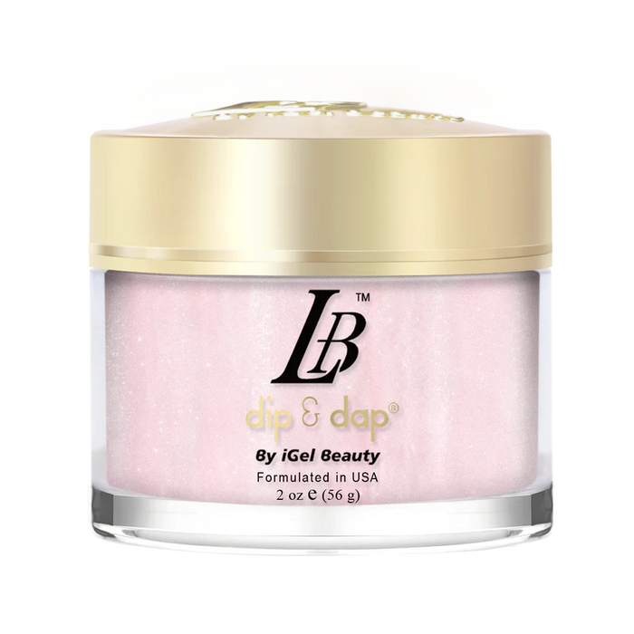 iGel Acrylic/Dipping Powder, LB PROFESSIONAL Collection, LB007, Shimmering Pink, 2oz
