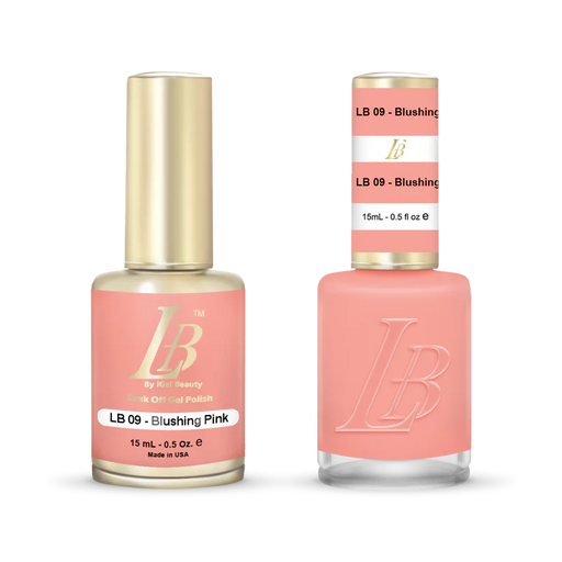 iGel Nail Lacquer & Gel Polish, LB Professional Collection, LB009, Blushing Pink, 0.5oz