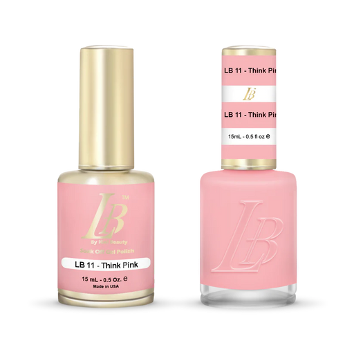 iGel Nail Lacquer & Gel Polish, LB Professional Collection, LB011, Think Pink, 0.5oz