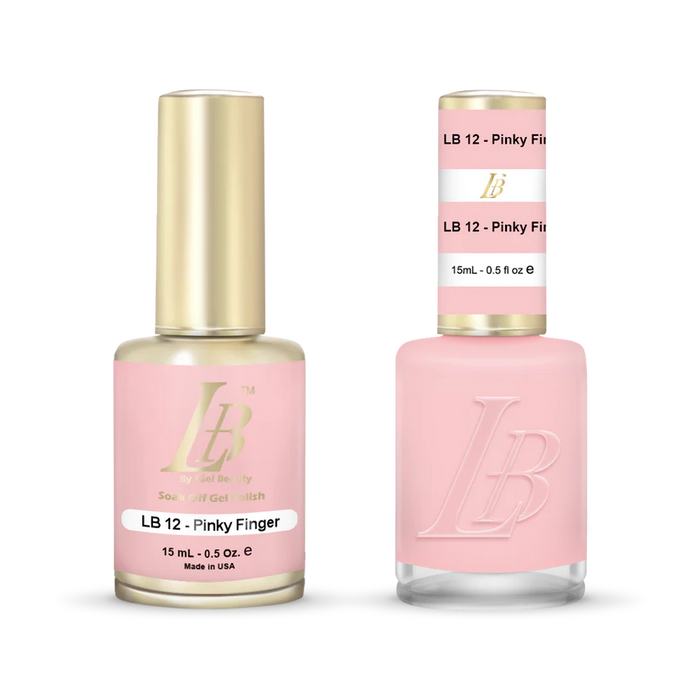 iGel Nail Lacquer & Gel Polish, LB PROFESSIONAL Collection, LB012, Pinky Finger, 0.5oz