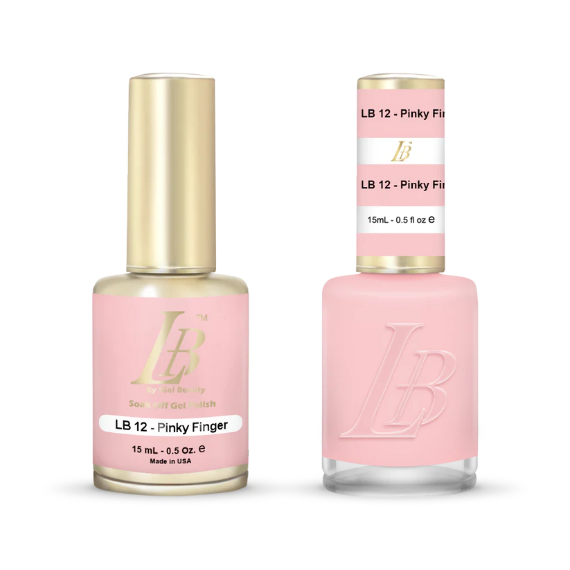iGel Nail Lacquer & Gel Polish, LB PROFESSIONAL Collection, LB012, Pinky Finger, 0.5oz