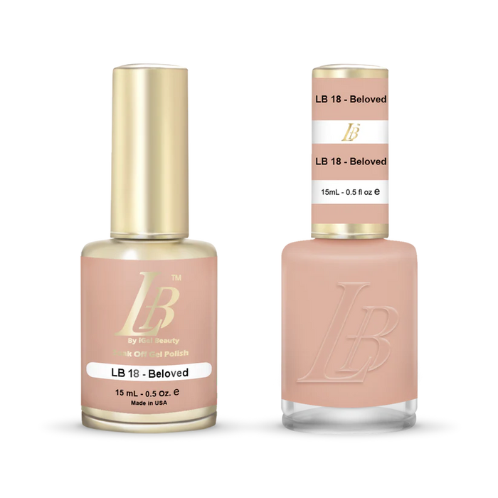 iGel Nail Lacquer & Gel Polish, LB Professional Collection, LB018, Beloved, 0.5oz