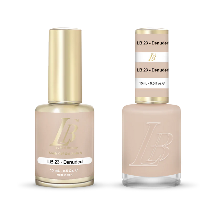 iGel Nail Lacquer & Gel Polish, LB Professional Collection, LB023, Denuded, 0.5oz