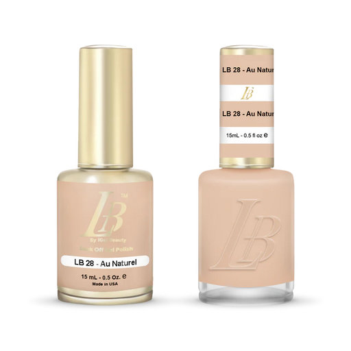 iGel Nail Lacquer & Gel Polish, LB Professional Collection, LB028, Au Naturel, 0.5oz