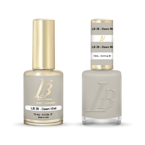 iGel Nail Lacquer & Gel Polish, LB Professional Collection, LB038, Dawn Mist, 0.5oz