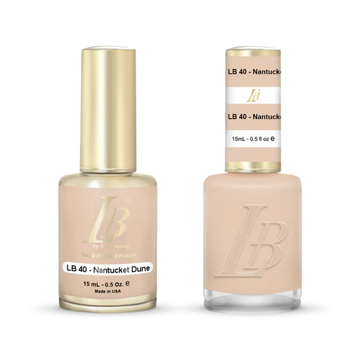 iGel Nail Lacquer & Gel Polish, LB Professional Collection, LB040, Nantucket Dune, 0.5oz