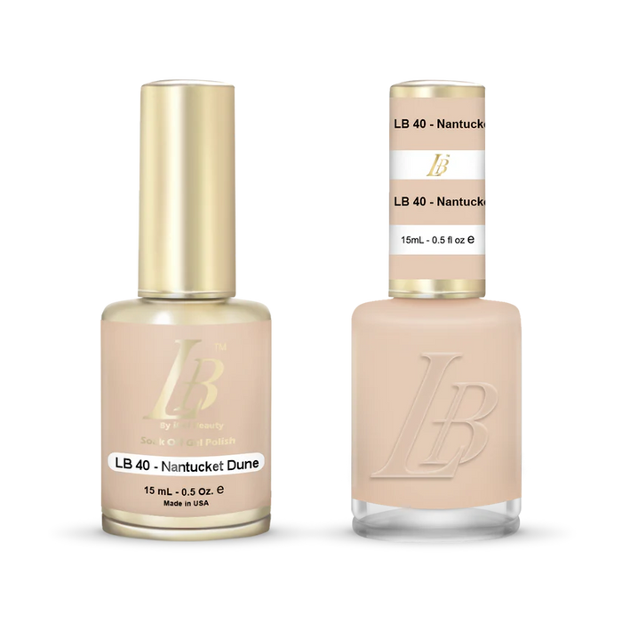 iGel Nail Lacquer & Gel Polish, LB Professional Collection, LB040, Nantucket Dune, 0.5oz