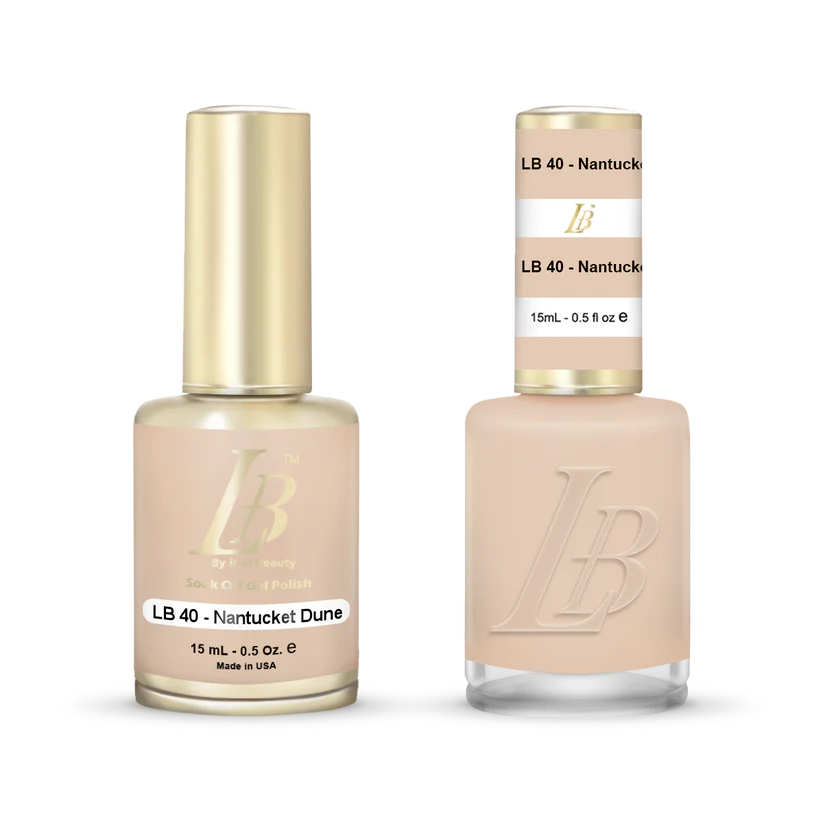 iGel Nail Lacquer & Gel Polish, LB Professional Collection, LB040, Nantucket Dune, 0.5oz