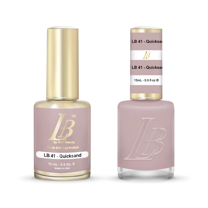 iGel Nail Lacquer & Gel Polish, LB Professional Collection, LB041, Quicksand, 0.5oz