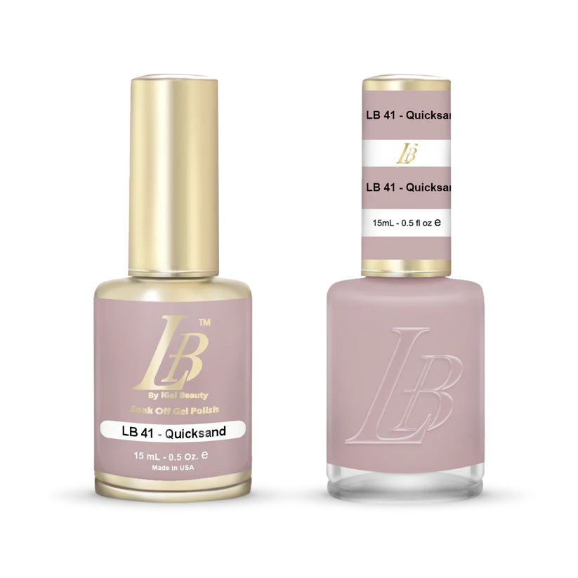 iGel Nail Lacquer & Gel Polish, LB Professional Collection, LB041, Quicksand, 0.5oz