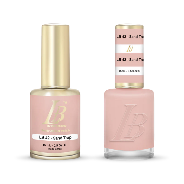 iGel Nail Lacquer & Gel Polish, LB Professional Collection, LB042, Sandtrap, 0.5oz