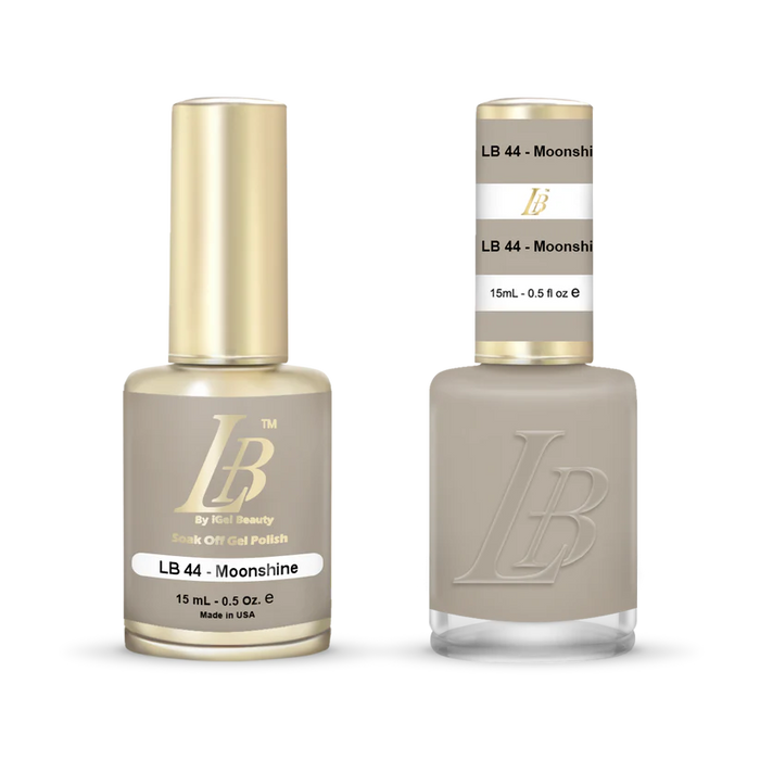 iGel Nail Lacquer & Gel Polish, LB Professional Collection, LB044, Moonshine, 0.5oz