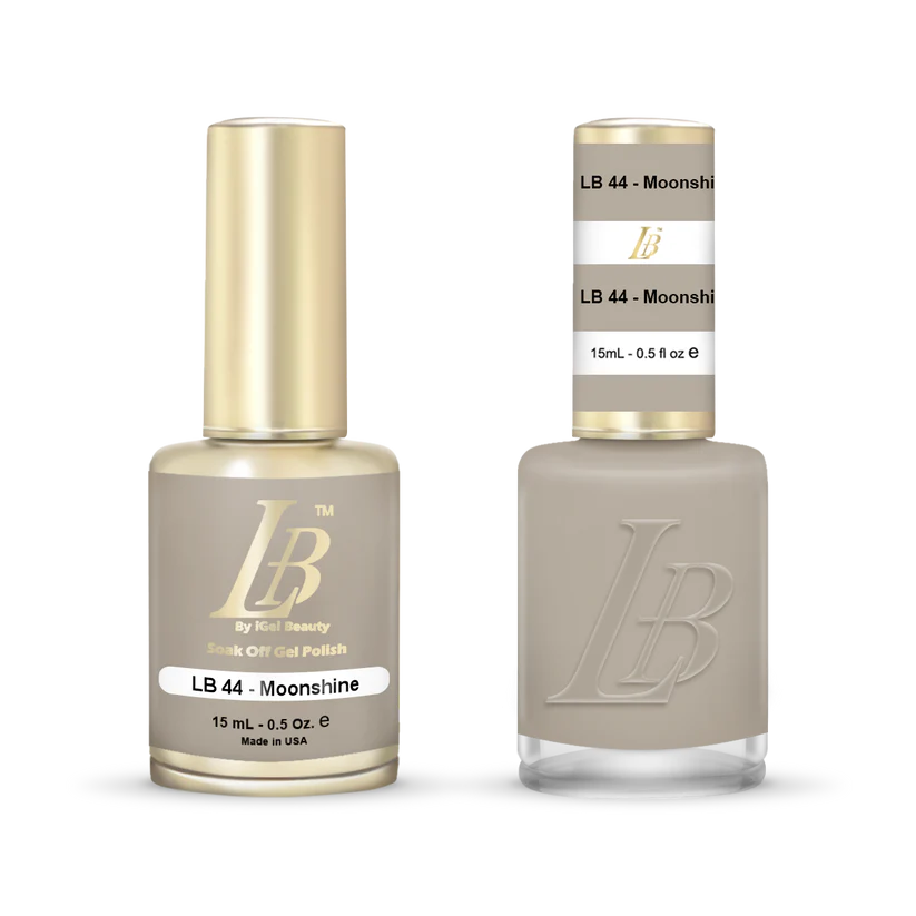 iGel Nail Lacquer & Gel Polish, LB Professional Collection, LB044, Moonshine, 0.5oz