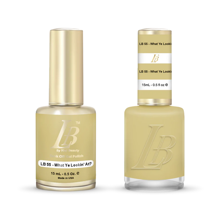 iGel Nail Lacquer & Gel Polish, LB Professional Collection, LB055, What Ye Lookin' At?, 0.5oz