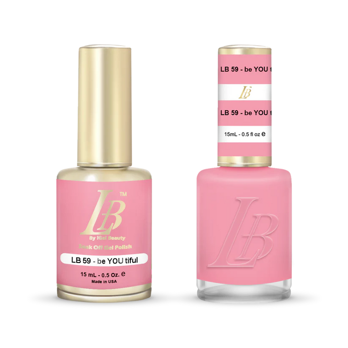 iGel Nail Lacquer & Gel Polish, LB Professional Collection, LB059, Be You Tiful, 0.5oz