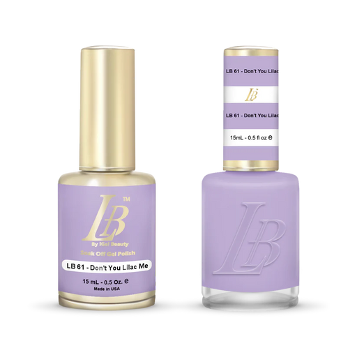 iGel Nail Lacquer & Gel Polish, LB Professional Collection, LB061, Don't You Lilac Me, 0.5oz