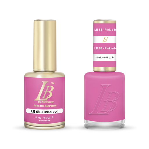 iGel Nail Lacquer & Gel Polish, LB Professional Collection, LB068, Pink A Boo, 0.5oz