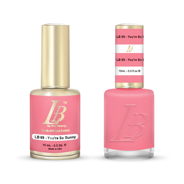 iGel Nail Lacquer & Gel Polish, LB PROFESSIONAL Collection, LB069, You're So Bunny, 0.5oz