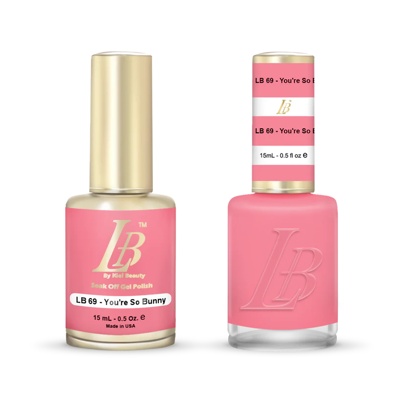 iGel Nail Lacquer & Gel Polish, LB PROFESSIONAL Collection, LB069, You're So Bunny, 0.5oz