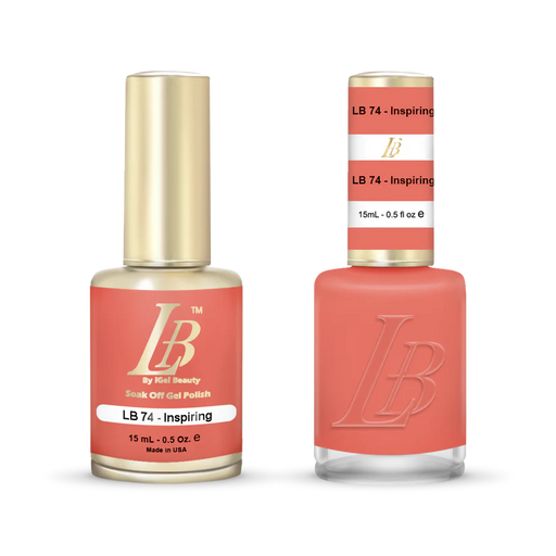 iGel Nail Lacquer & Gel Polish, LB Professional Collection, LB074, Inspiring, 0.5oz