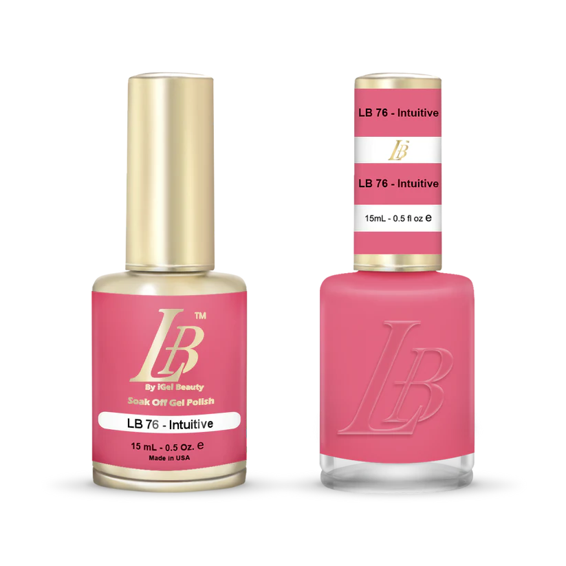iGel Nail Lacquer & Gel Polish, LB Professional Collection, LB076, Intuitive, 0.5oz