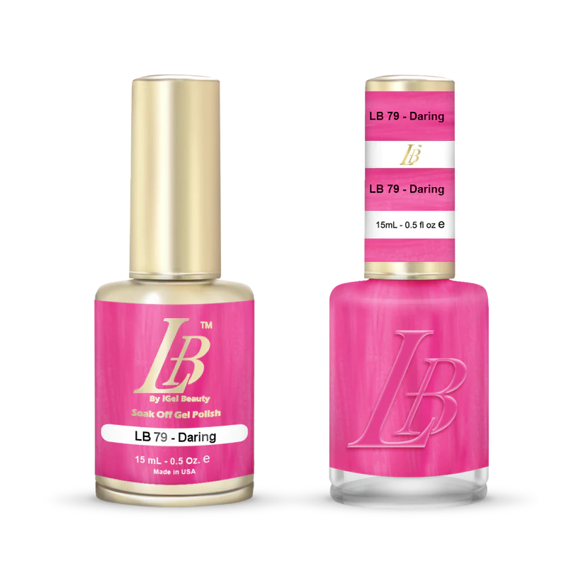iGel Nail Lacquer & Gel Polish, LB Professional Collection, LB079, Daring, 0.5oz