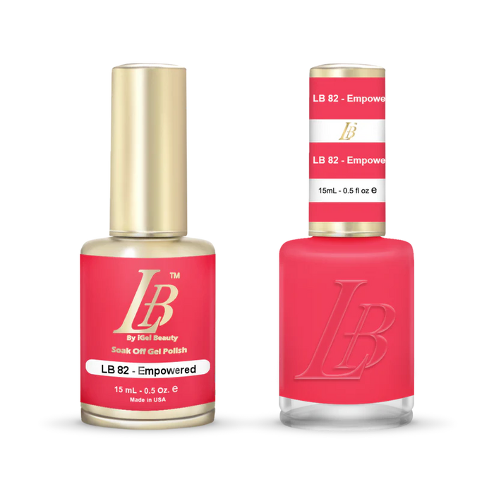 iGel Nail Lacquer & Gel Polish, LB Professional Collection, LB082, Empowered, 0.5oz